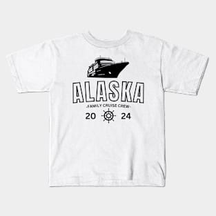 Family Cruise Trip To Alaska 2024 Kids T-Shirt